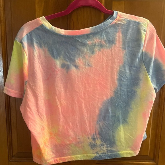 SHEIN Multicolor Tie-Dye West Coast Tee - Picture 2 of 3